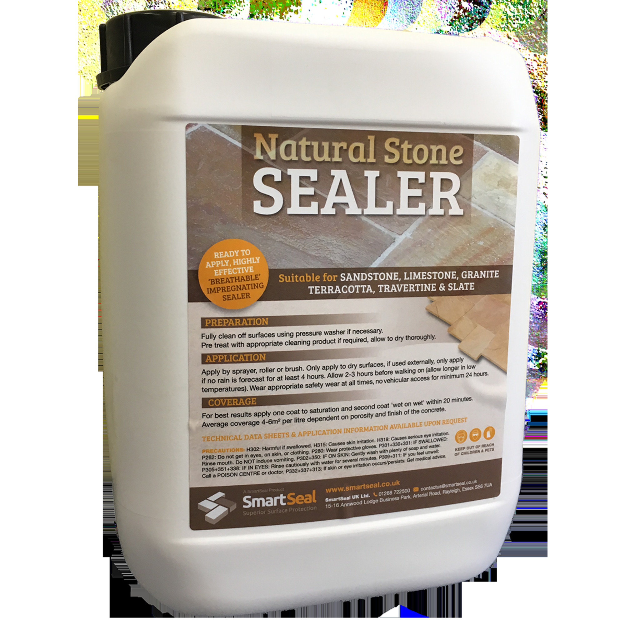 Sandstone / Natural Stone Sealer 'DRY' Finish Smartseal